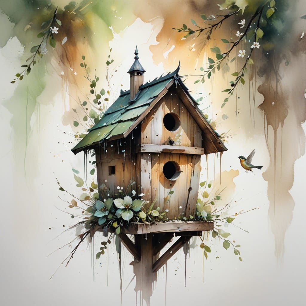 Birdhouse  by @Alfred Stephens