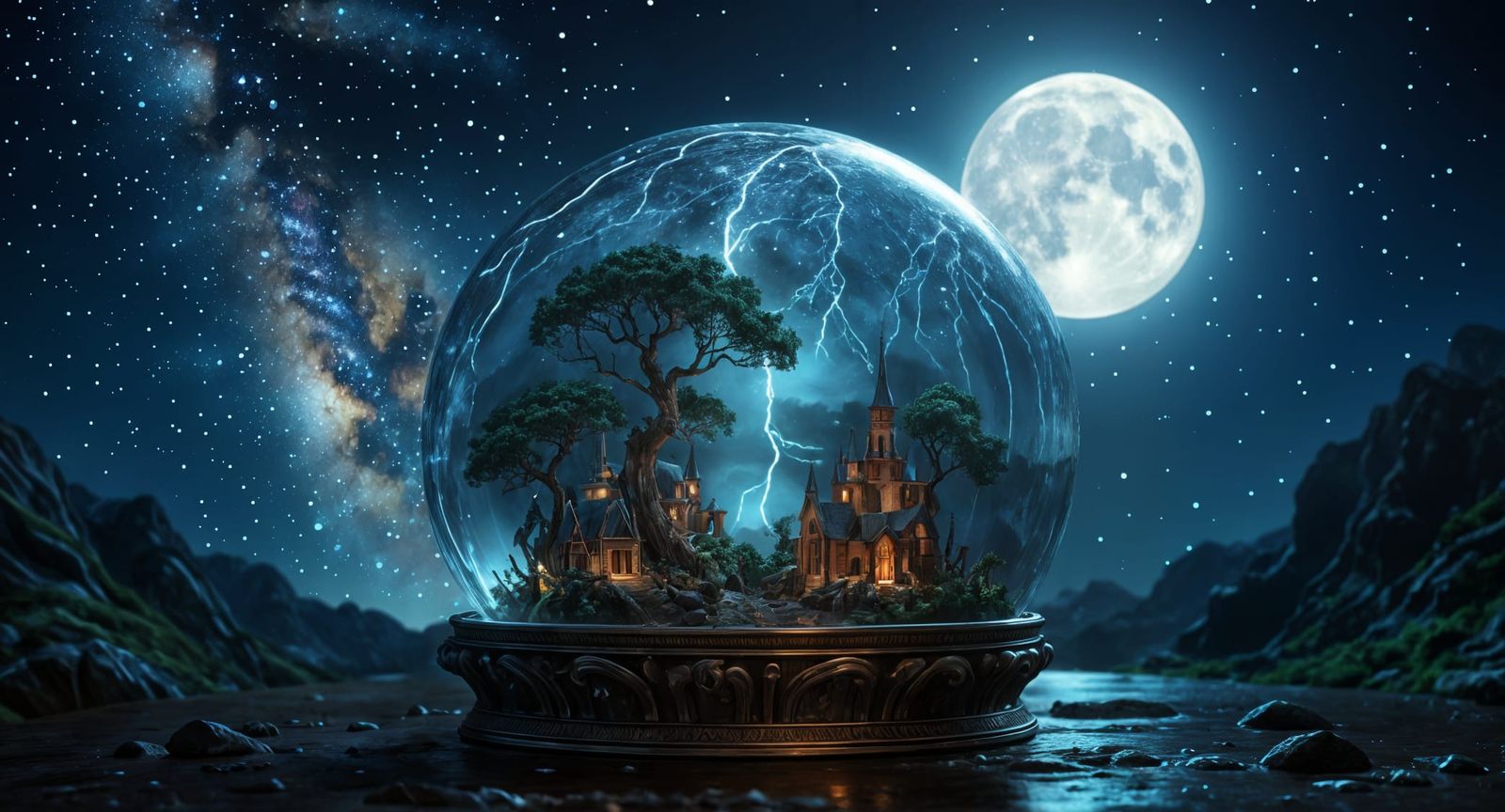 Stormy Globe  by @KrisB