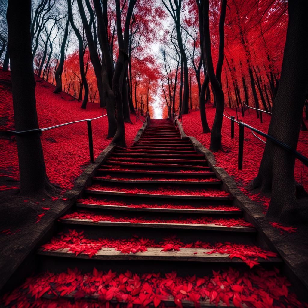 Stendhal's stairway  by @CookieMonster