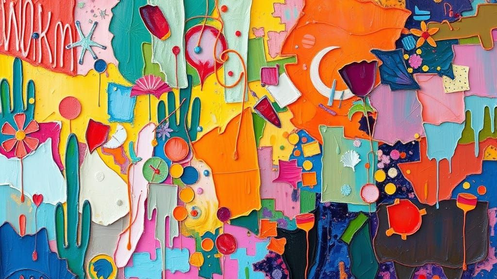 Vibrant Harbor Palace in Neo-Impressionist Style