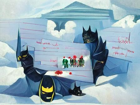 Batman's annual Christmas card