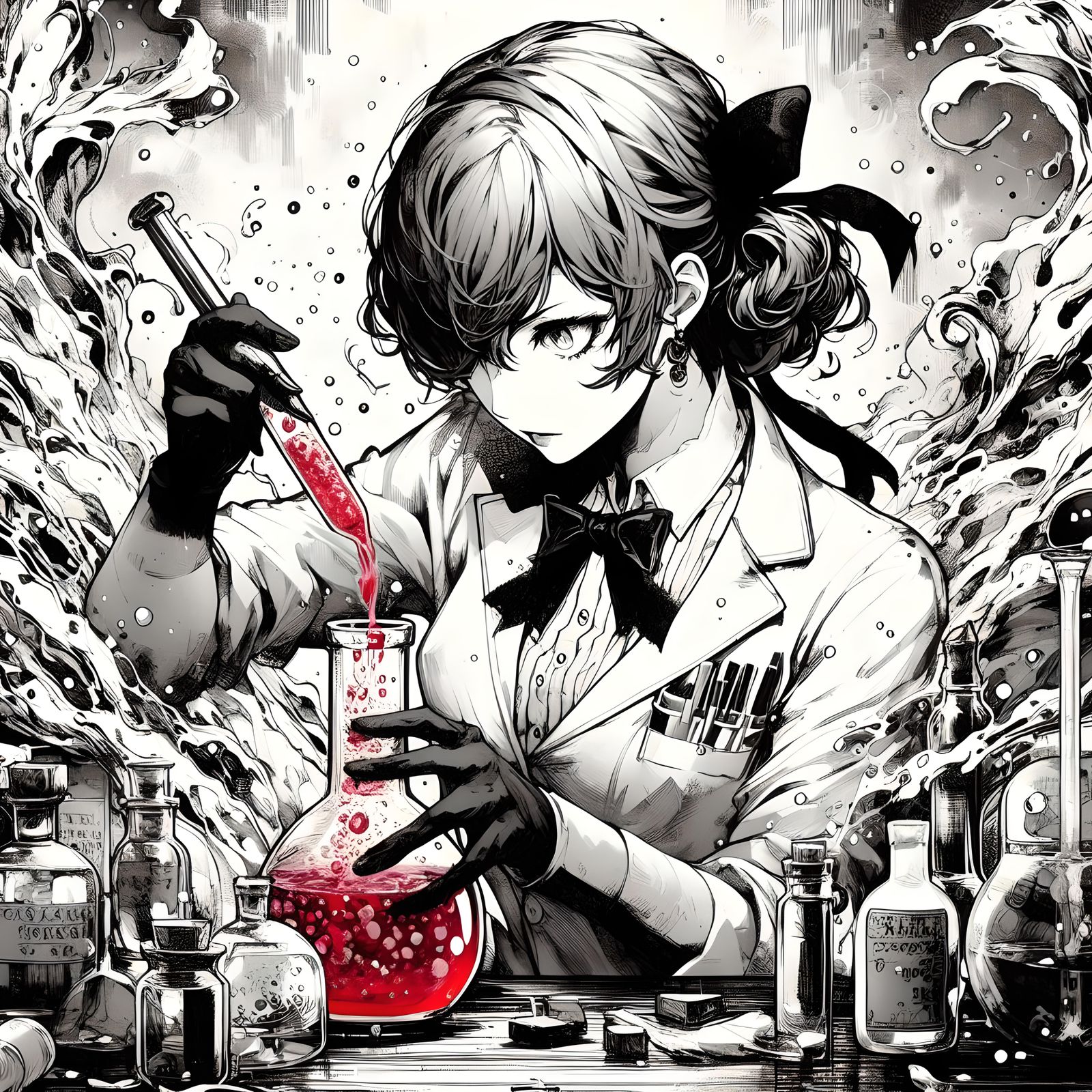 Testing for a cure...