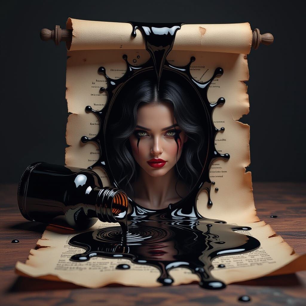 Shattered reflections, a fractured soul, in eyes that hold stories untold