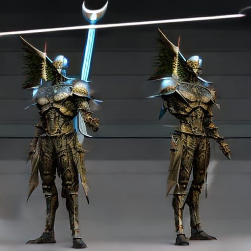 back raven flag, raven hungarian armor in all-covering oxidi...