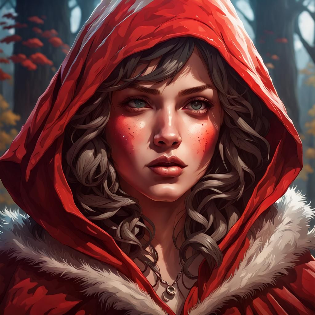 Little Red Riding Hood - AI Generated Artwork - NightCafe Creator