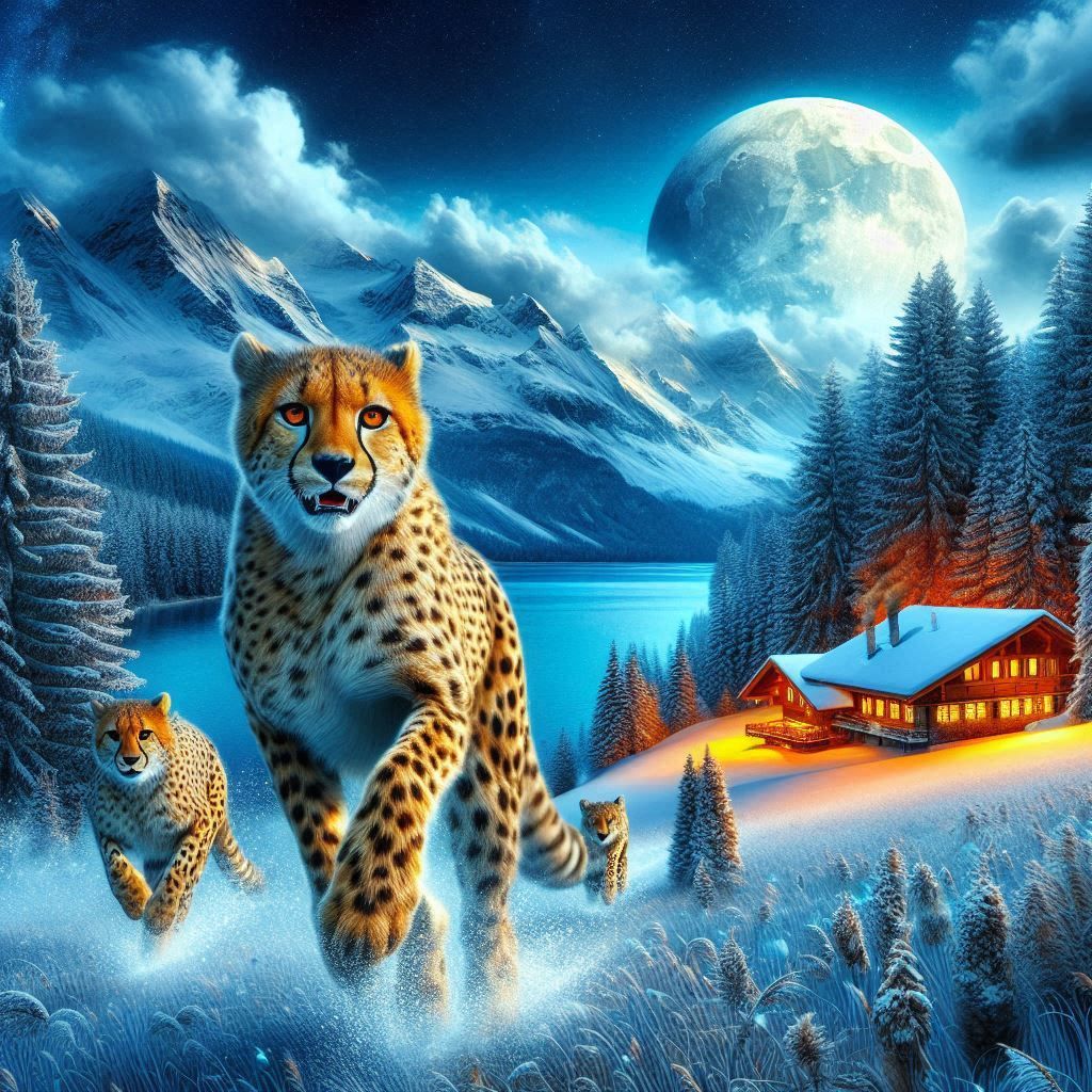 3 Cheetahs on the Run