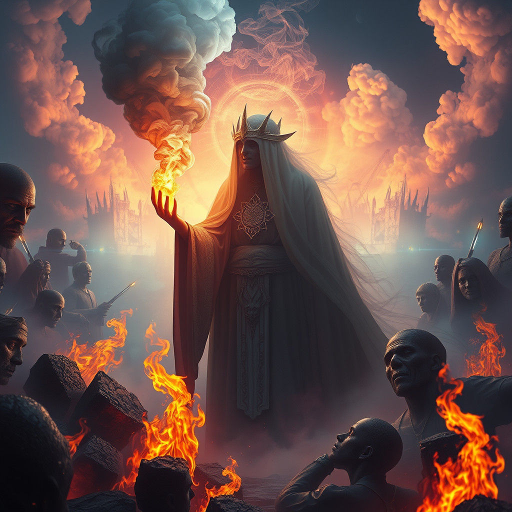 Mystical Figure Extinguishes Problems in Dreamscape