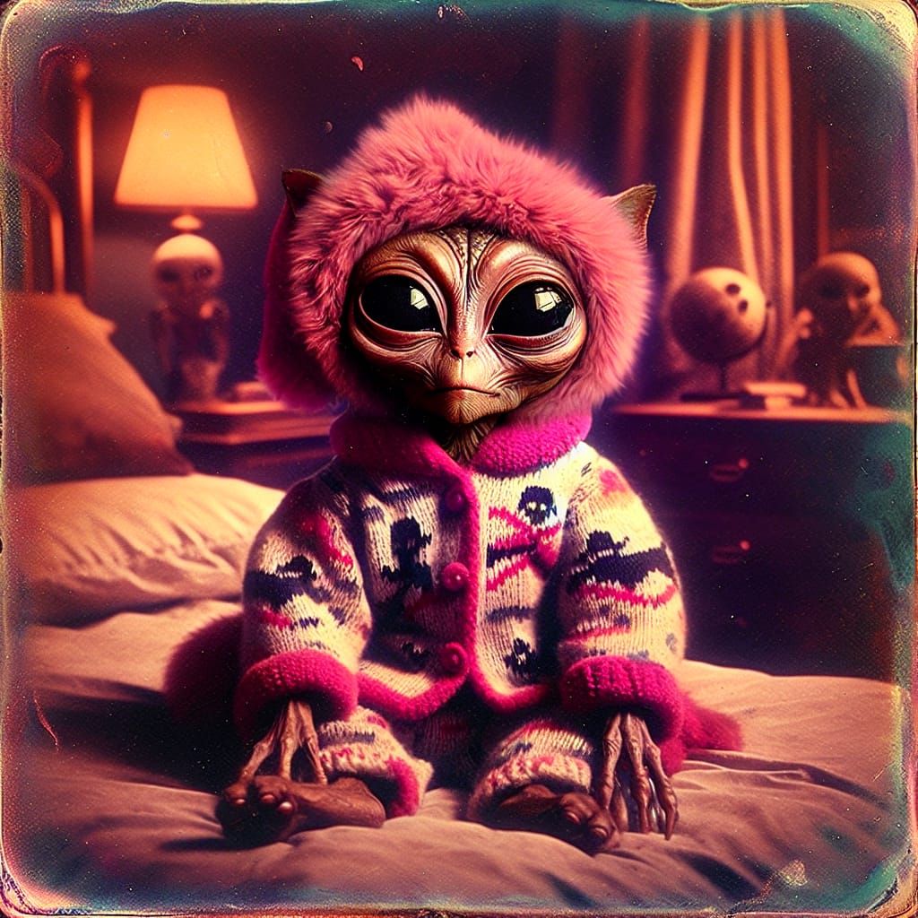 Baby alien 👽 - AI Generated Artwork - NightCafe Creator