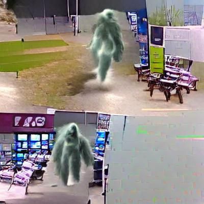 CCTV Footage of Ghost Sasquatch
