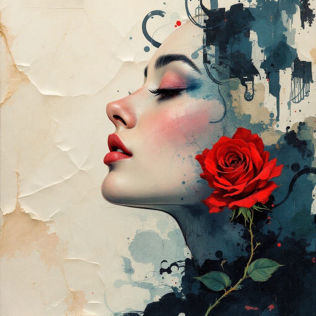 The Lady and the Rose  by @A Secret McDaniel