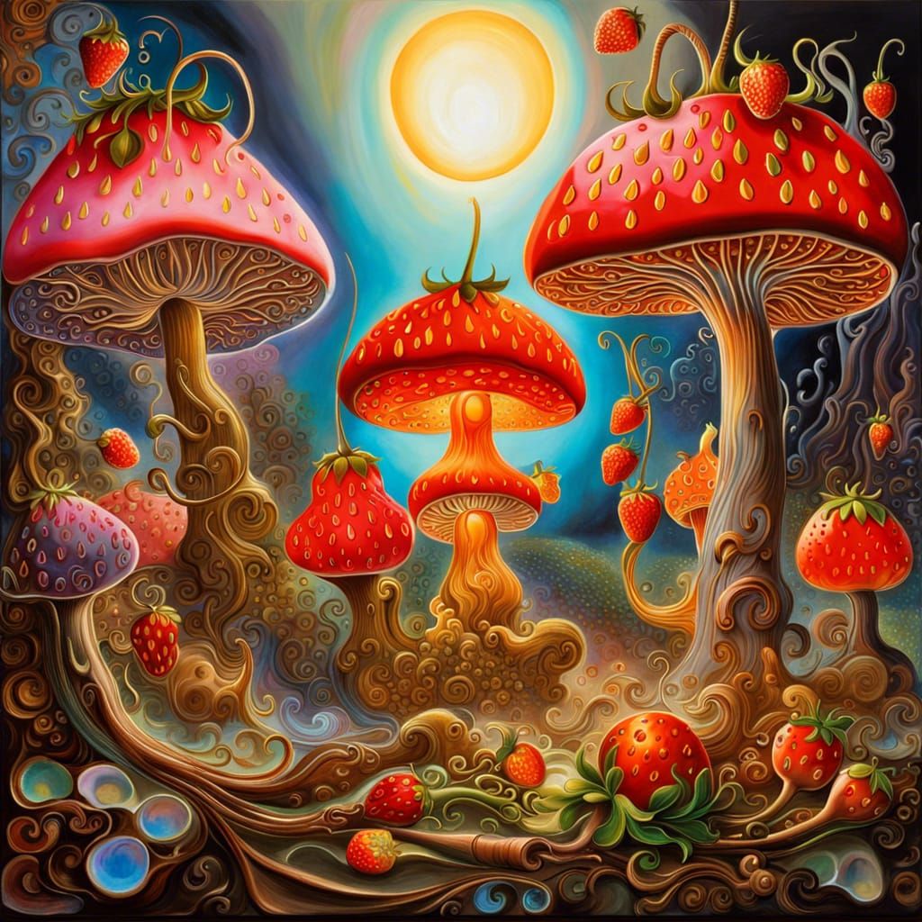 Strawberry Mushroom