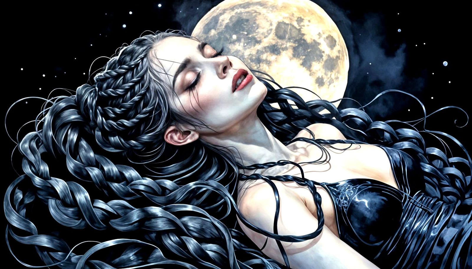 The moon queen sleeps tonight...