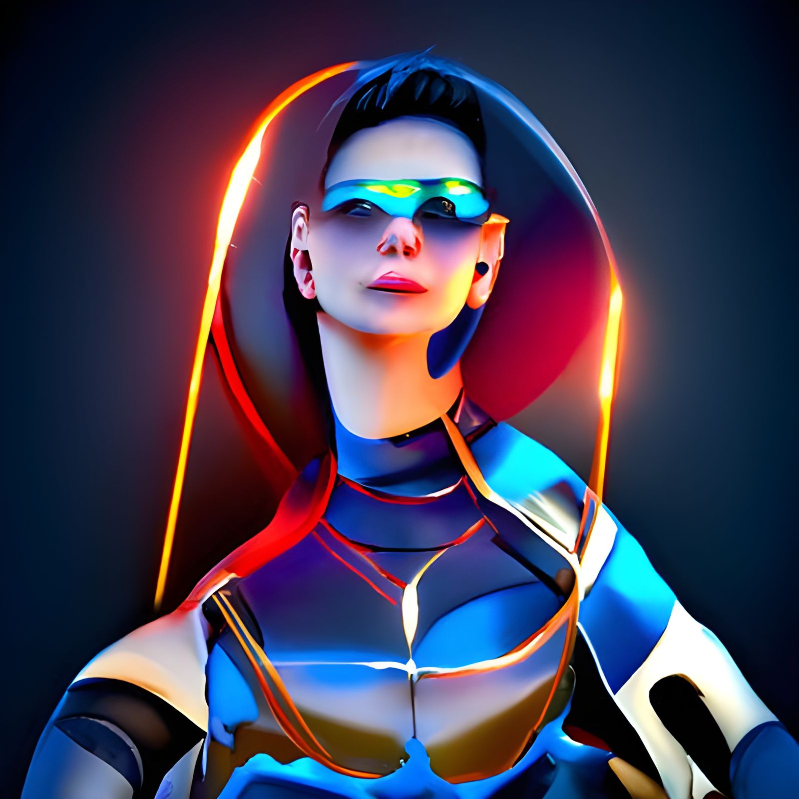 Futuristic woman 21 - AI Generated Artwork - NightCafe Creator