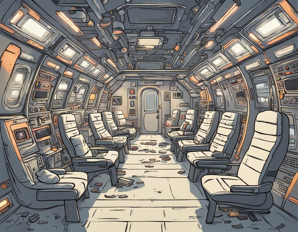 Inside Spaceship HS23G