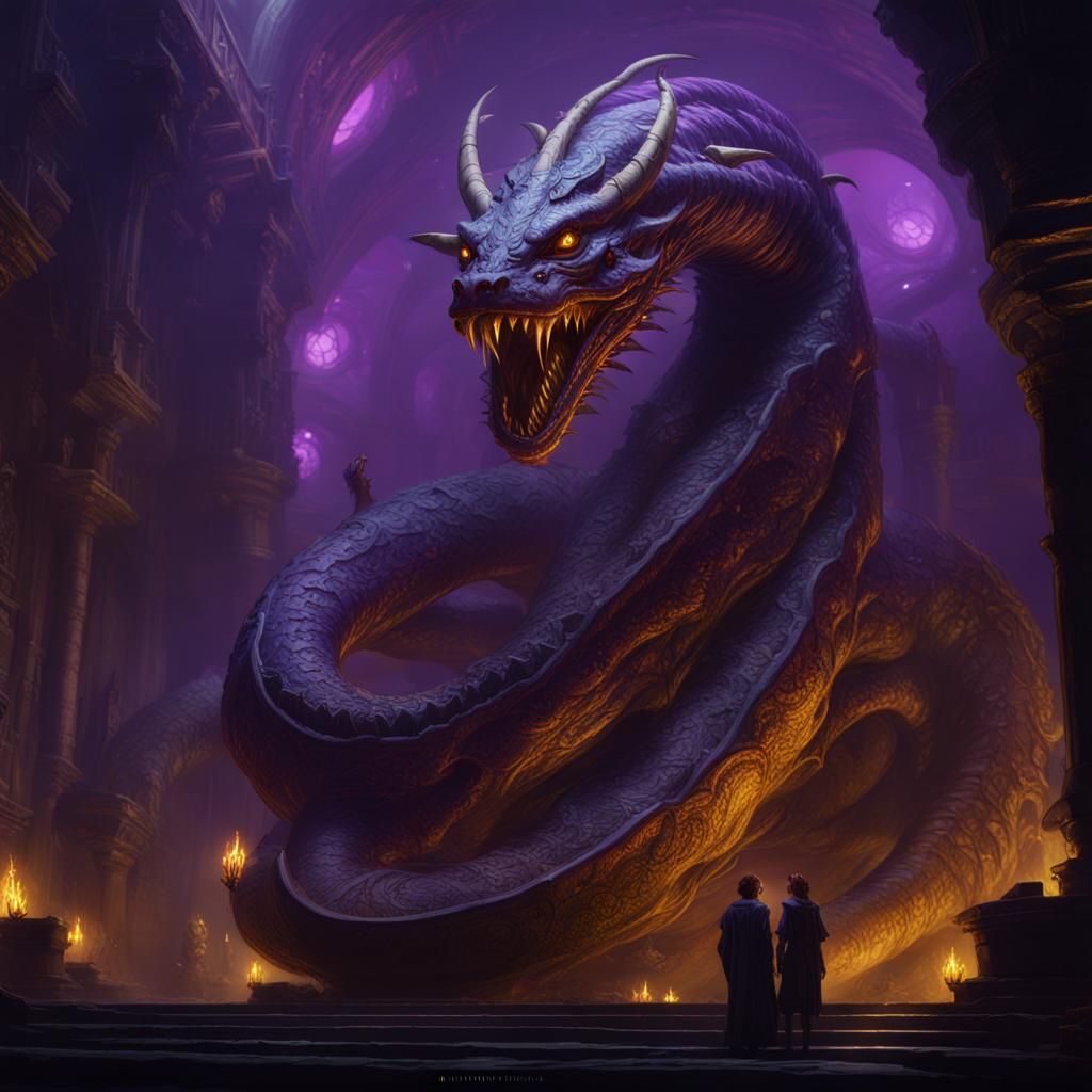 King Leviathan the abyssal serpent