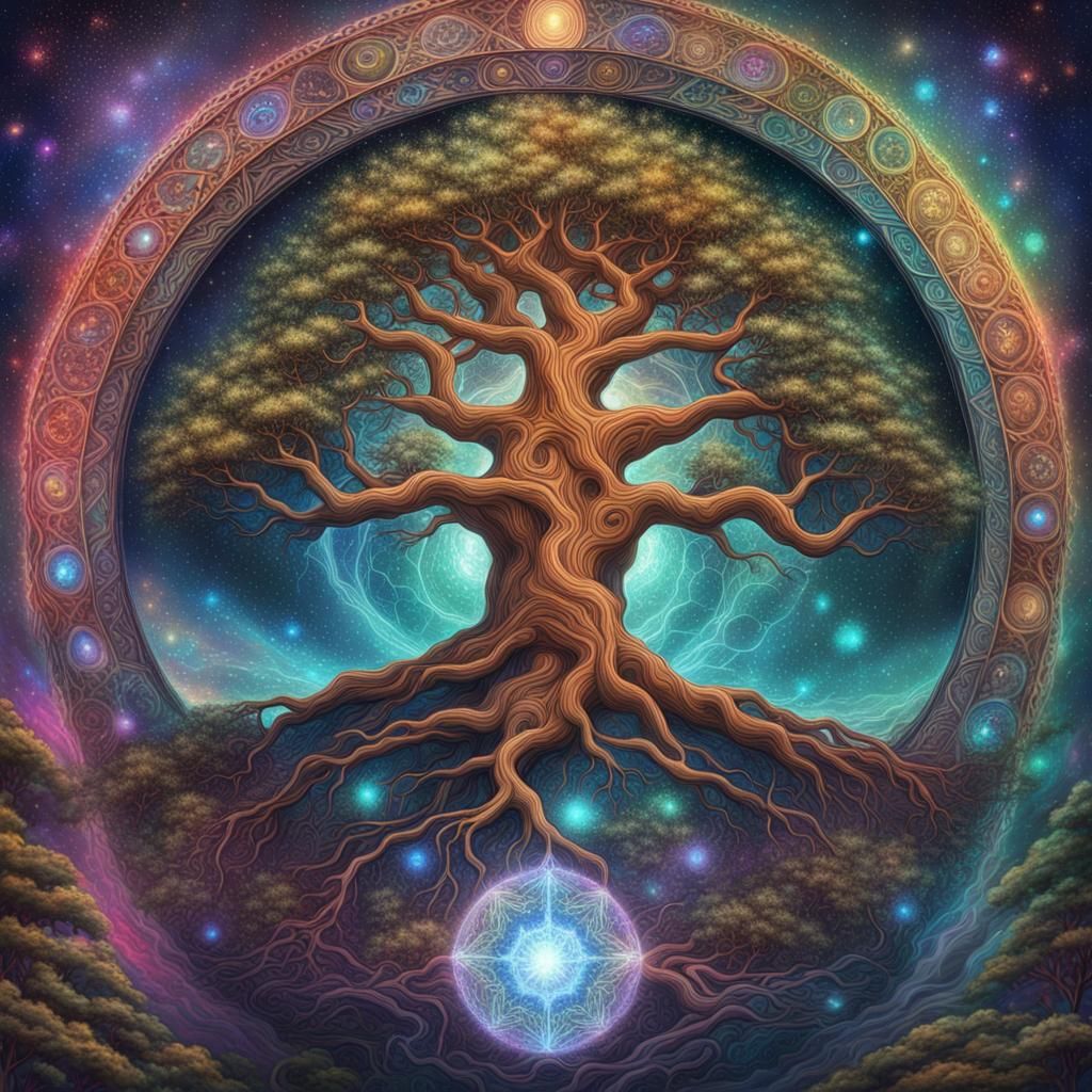 Yggdrasil - AI Generated Artwork - NightCafe Creator