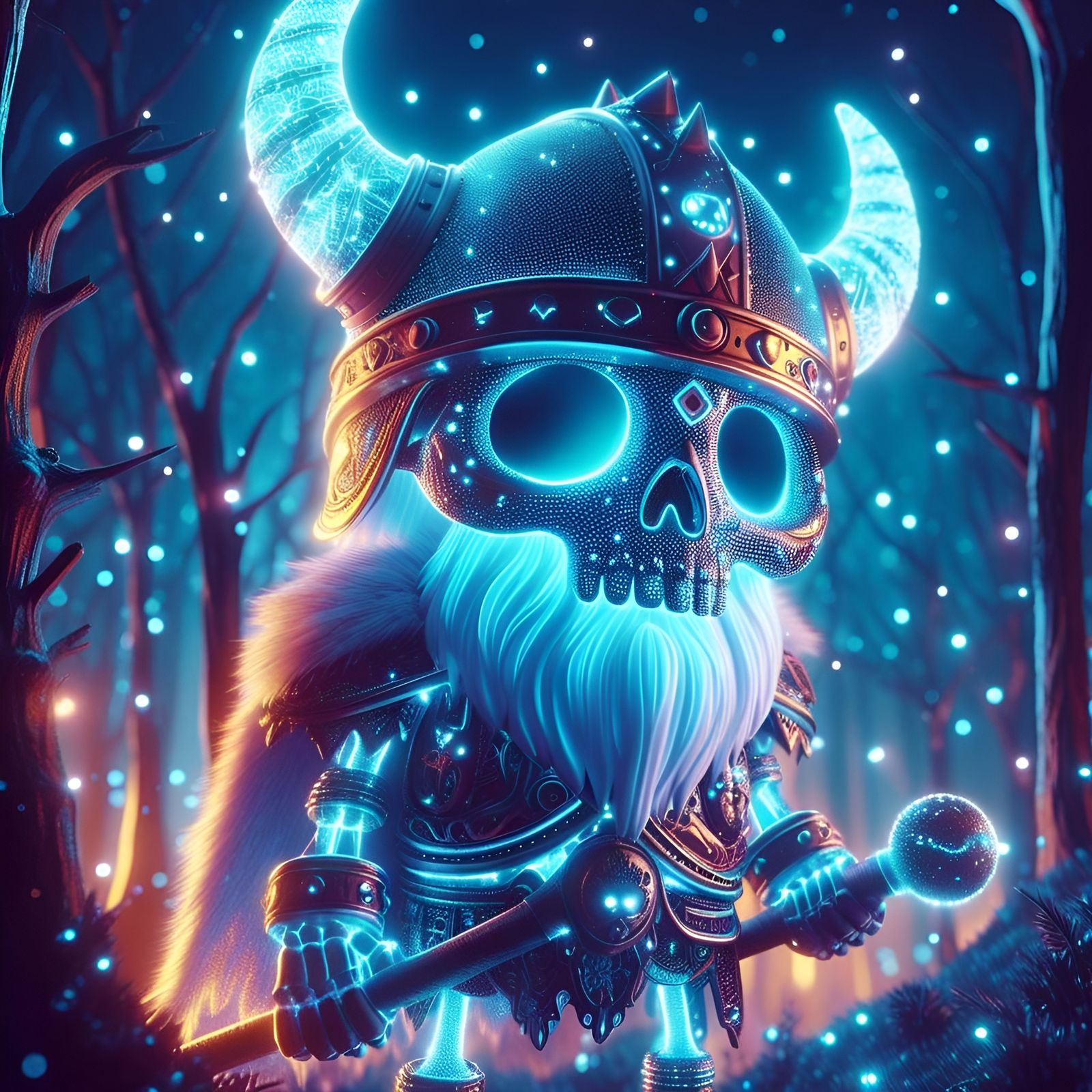 Little Viking Skeleton  by @Rosie