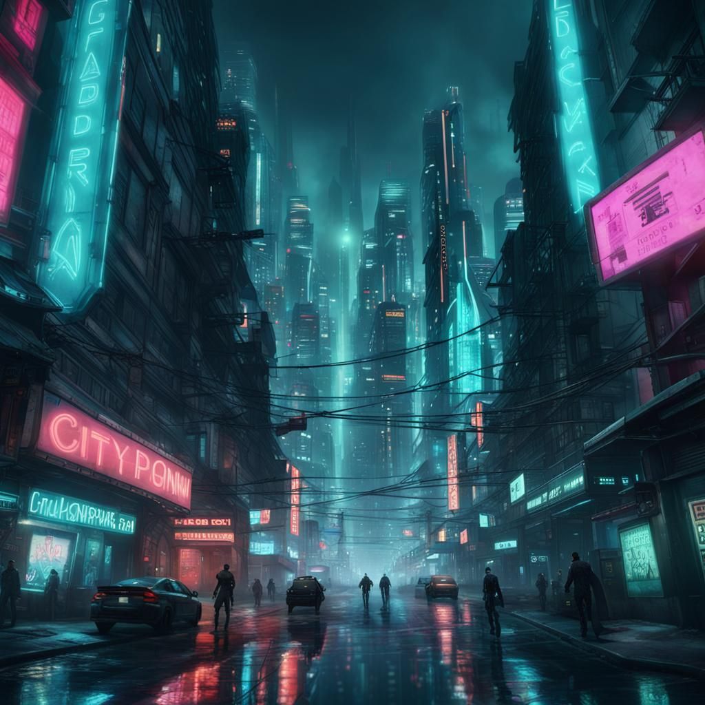 Altered Carbon, Video game, city streets - AI Generated Artwork ...