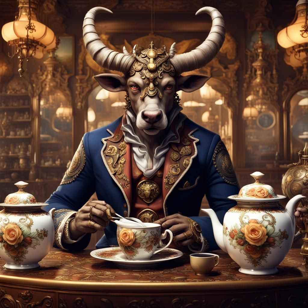 Bull in a China Shop  by @Atlaxa