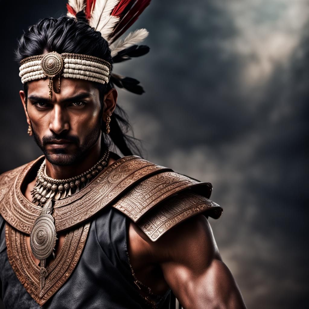 Indian male warrior