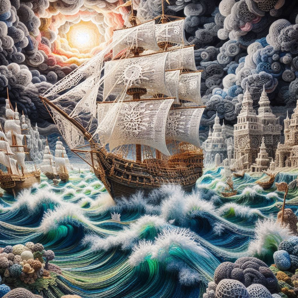 Crochet Sailing Ship I