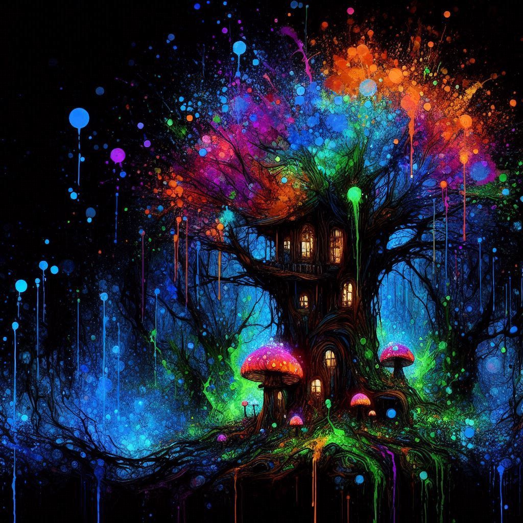 Splatter treehouse