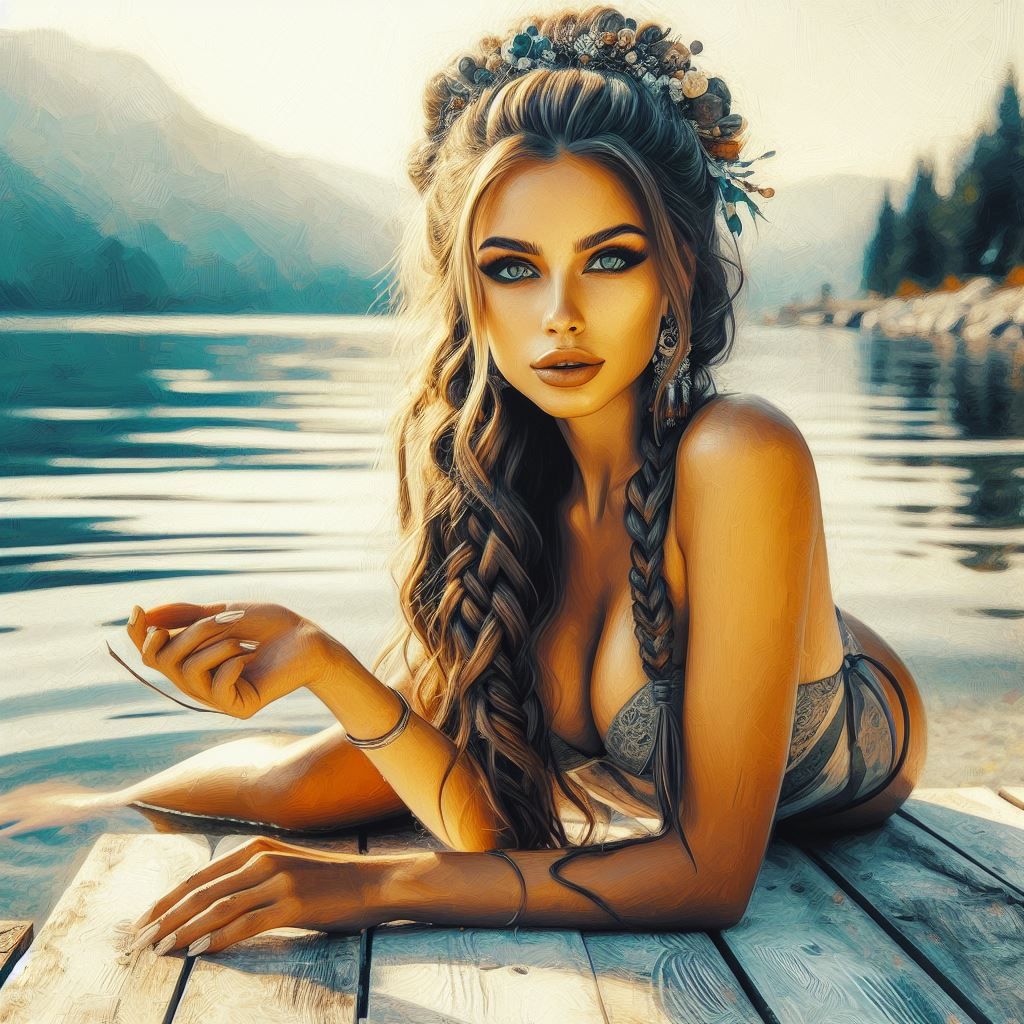 Relaxing at the Lake