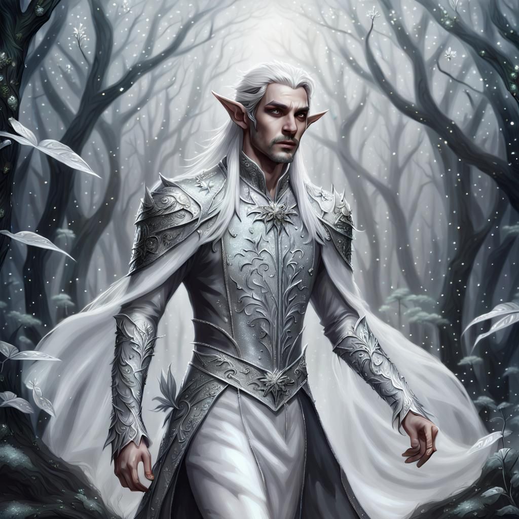Forest elf in winter  by @Intensity Alexander