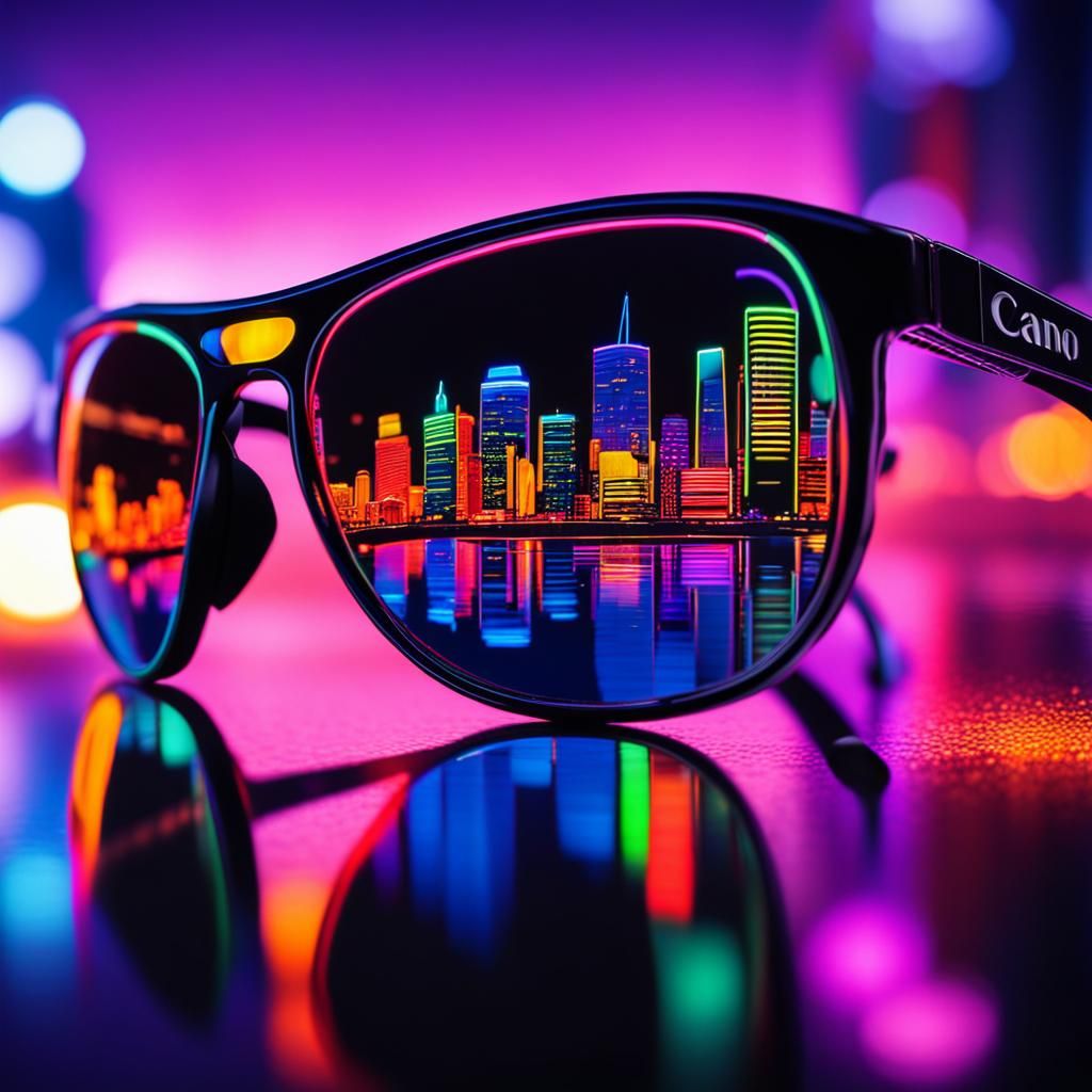 Reflections of Neon/noeN fo snoitcelfeR  by @Vessel of Creation