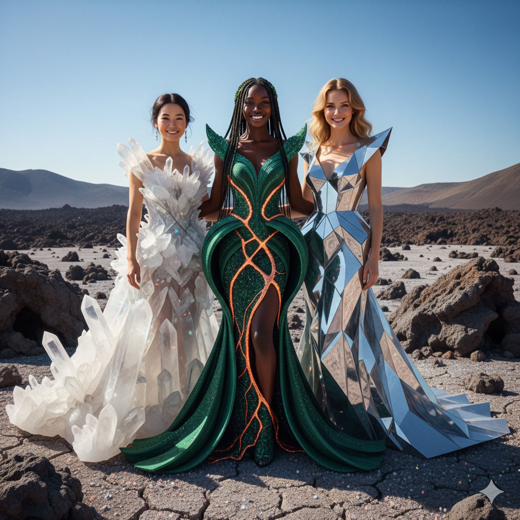 Faces of the Elements: Copper, Zinc, Quartz