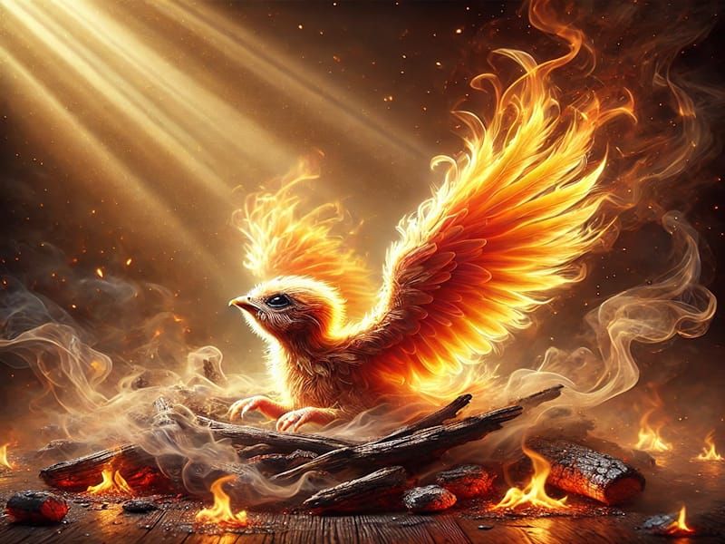 baby phoenix  by @Steve