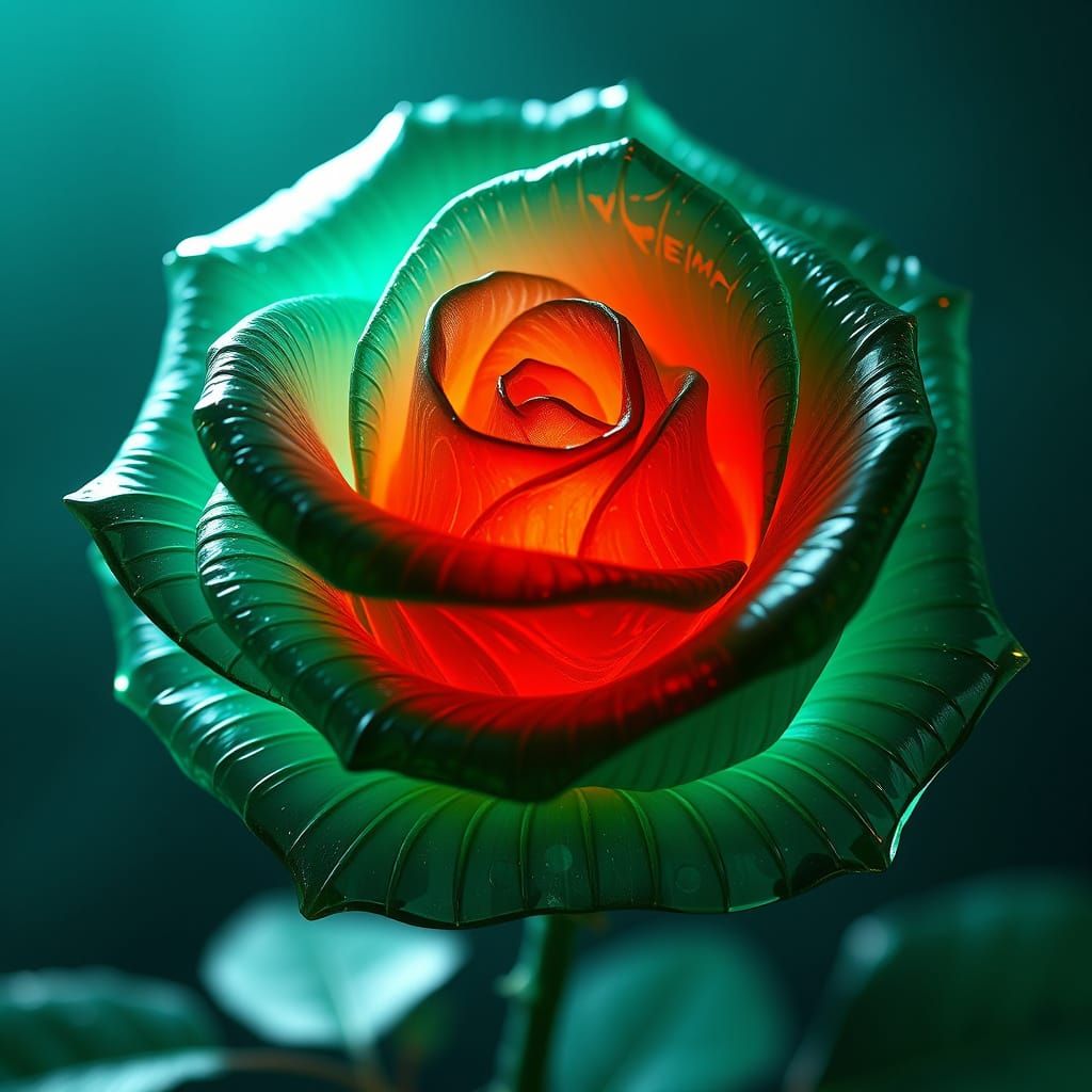 Dreamworld Rose in Ethereal Glow