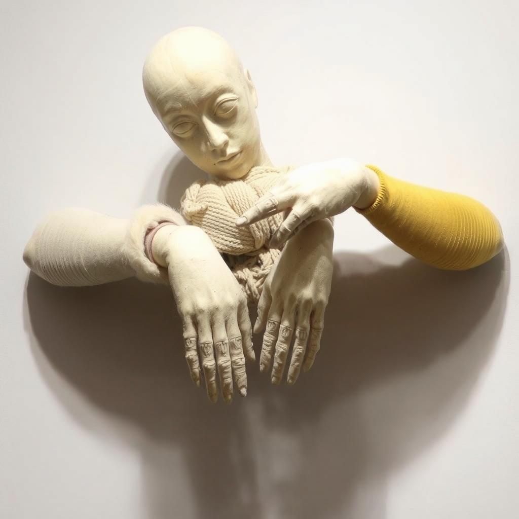 Surrealist Reimagining of Human Form in Dada Style