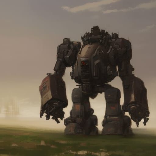 mech in 1920+ style - AI Generated Artwork - NightCafe Creator