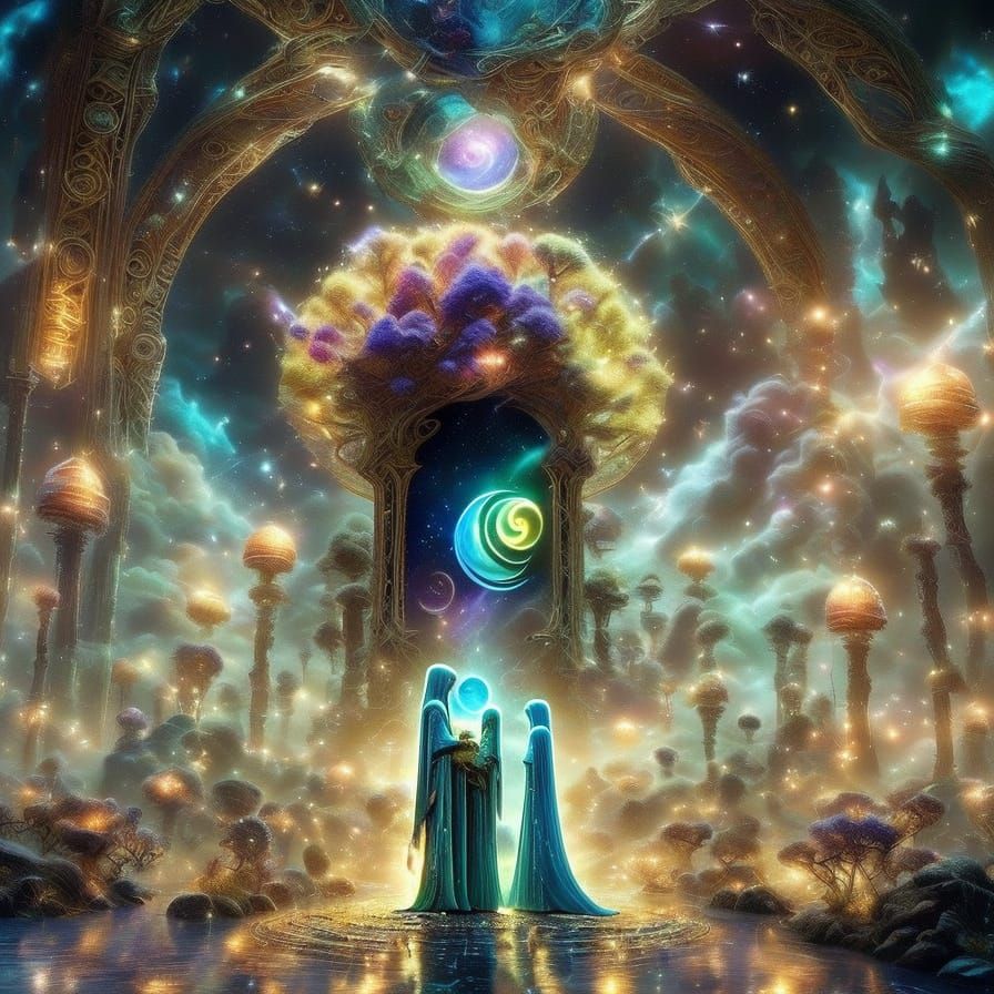 <lora:DreamArt:1.0> deep warm loving atmosphere with a elf looking pleiadian ET being . Cinematic film still, shot on v-raptor XL, film grai...