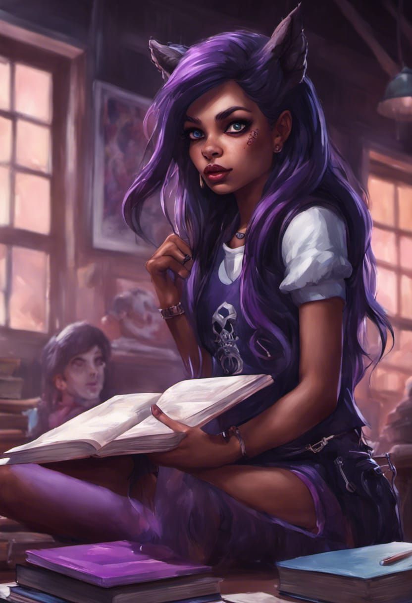 Werewolf girl  by @Yasmin