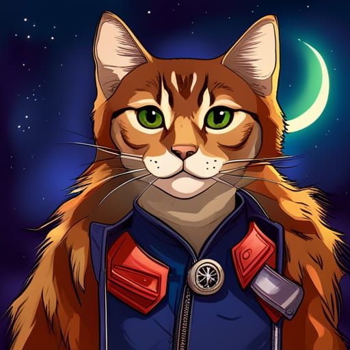 Feline guardians of the galaxy - AI Generated Artwork - NightCafe Creator
