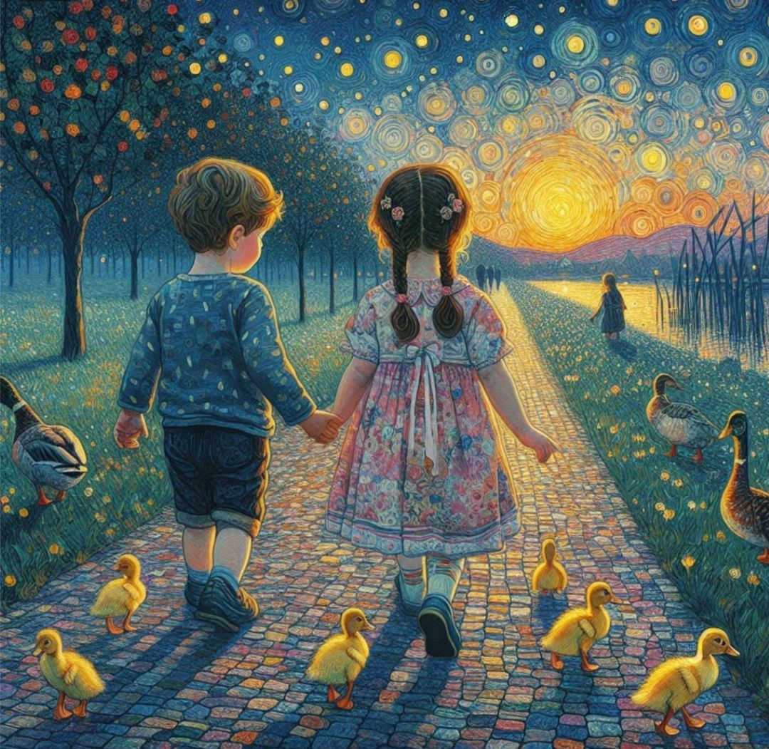 Dusk. Time to go home.