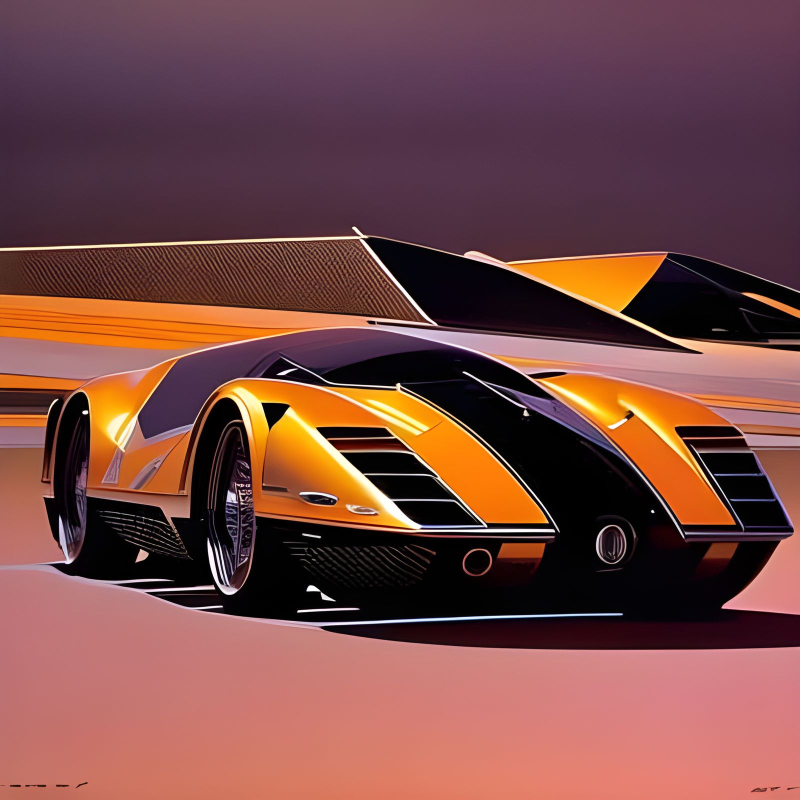 Futuristic Supercar