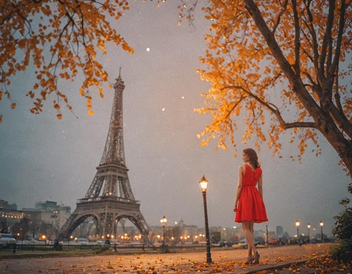 red dress