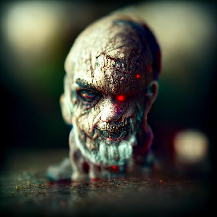 sinister by Greg Rutkowski 8k realistic horror tilt-shift HDR ...