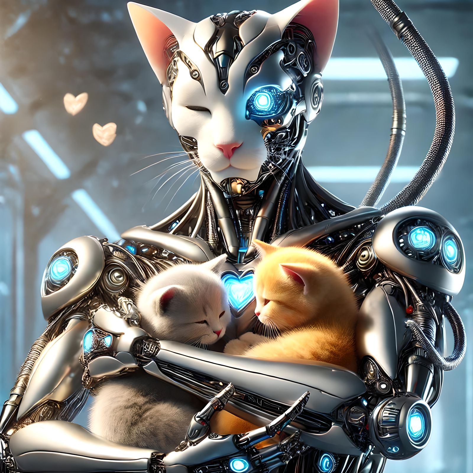 Once a stray on the streets of Nepeta Cataria, now an enhanc...