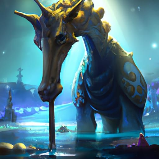 Giraffe/Narwhal Hybrid