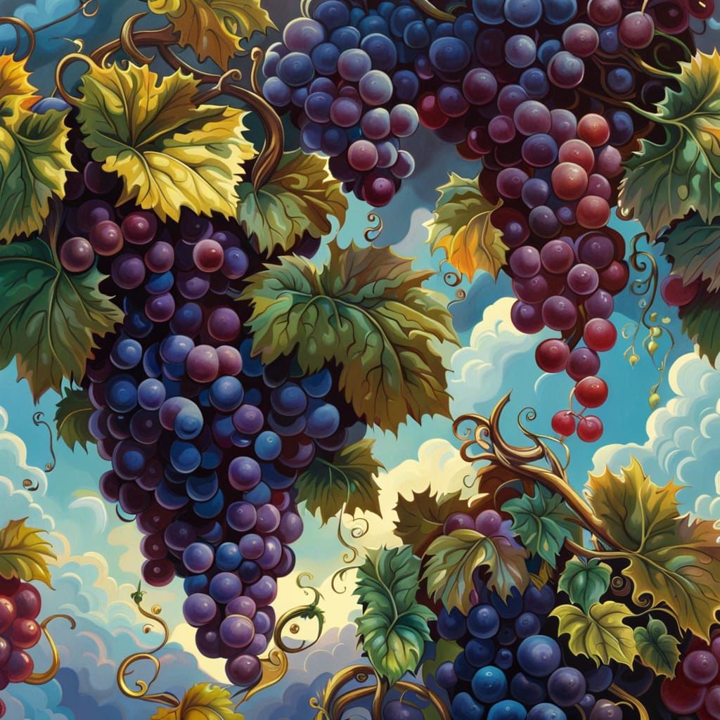 GRAPES  by @Lemon Zest 