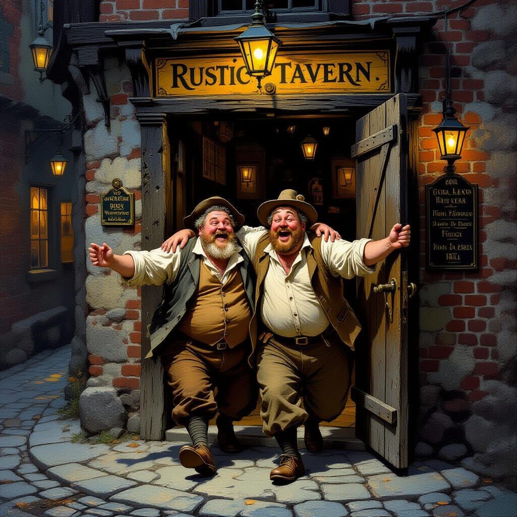 A drunk fun evening  by @Eha