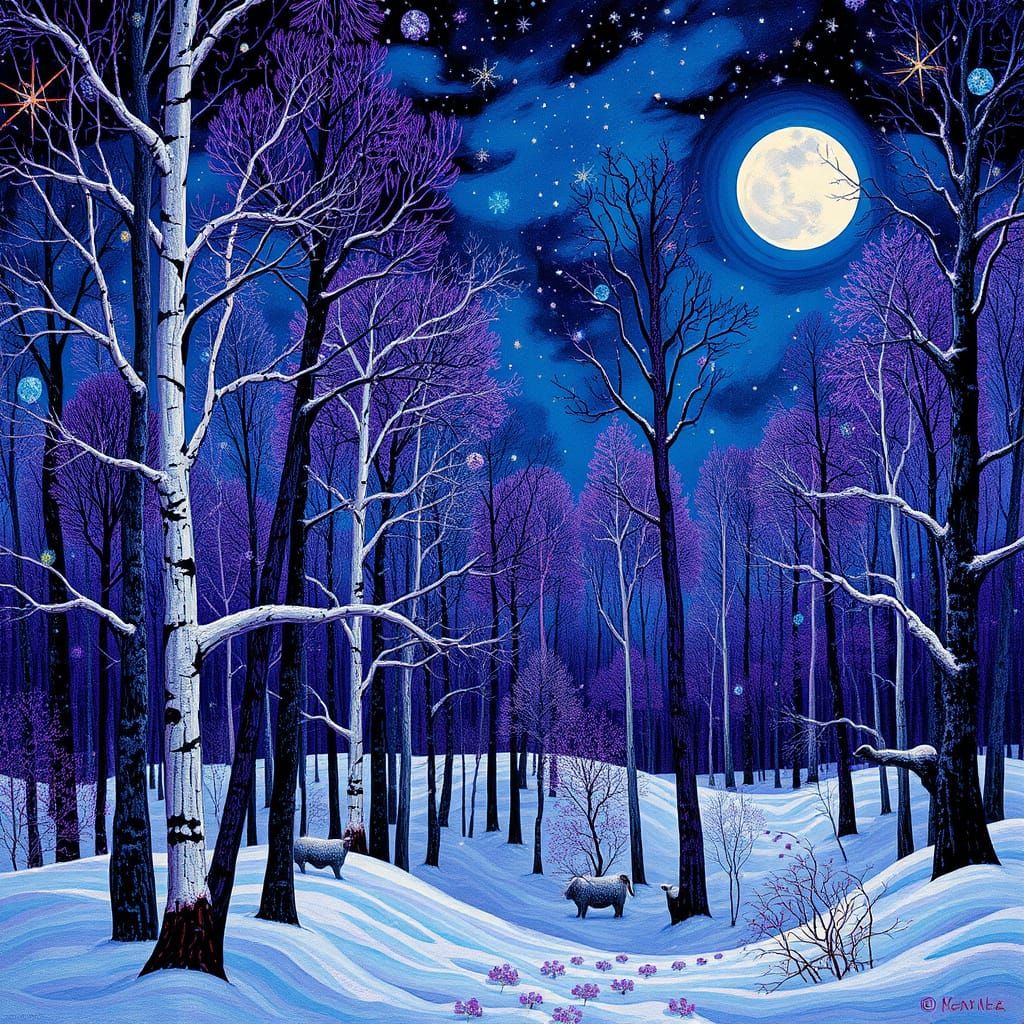 Deep, blue winter  by @Havping