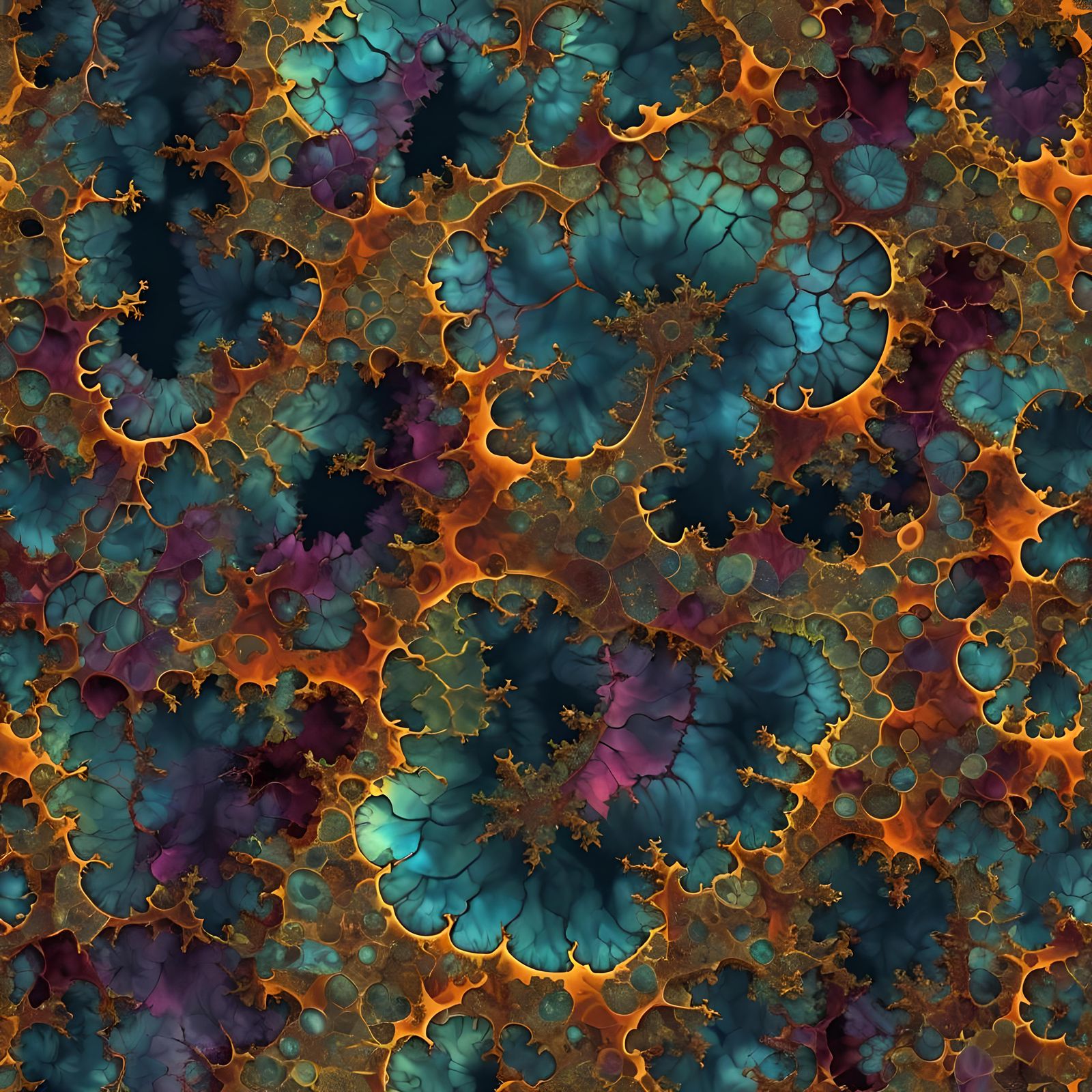 Fractalized pools of water