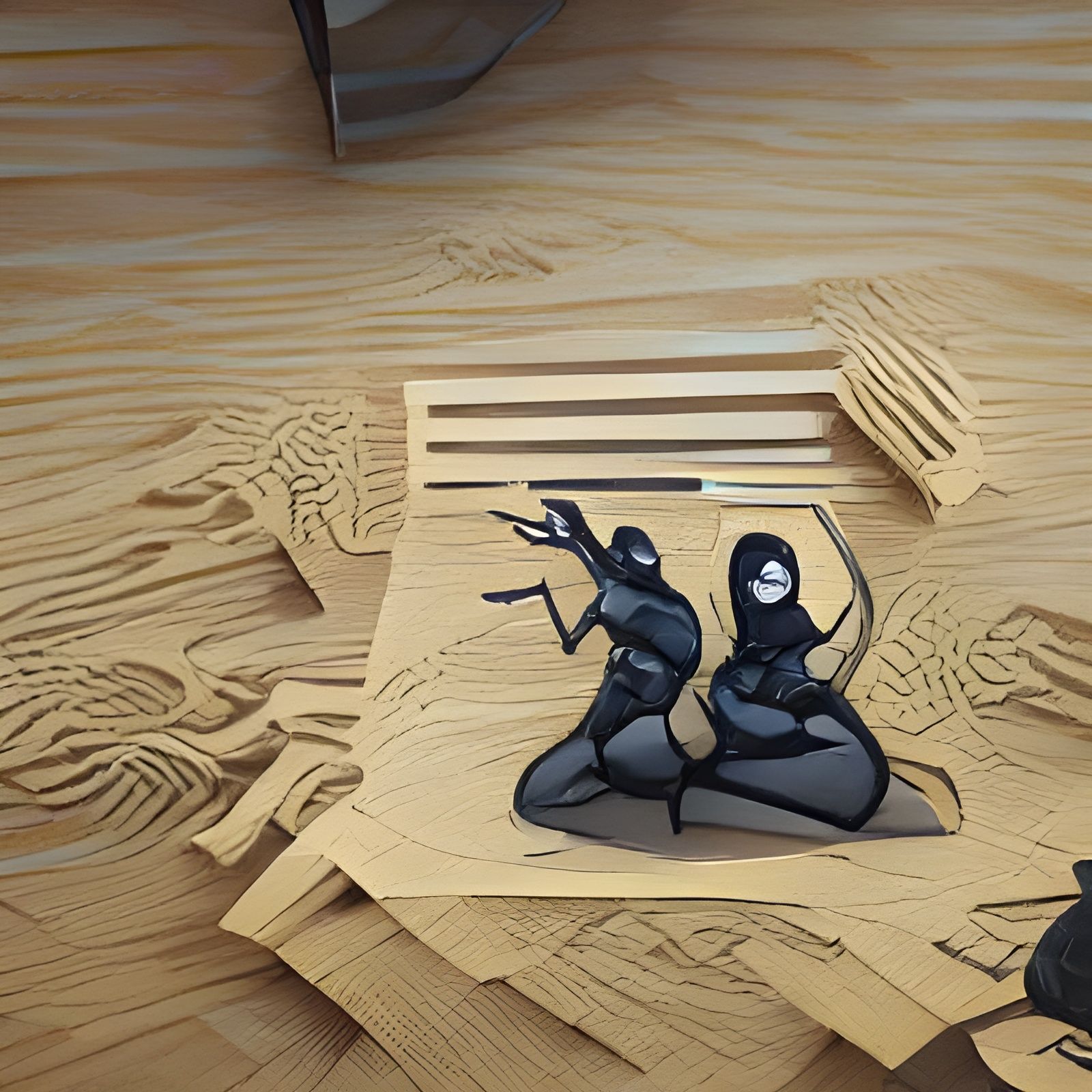 3D kamasutra ninjas doing weird postures