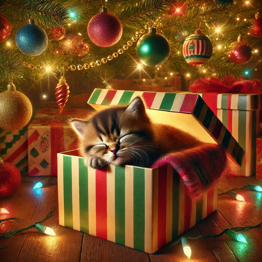 Mama Kitty's First Christmas