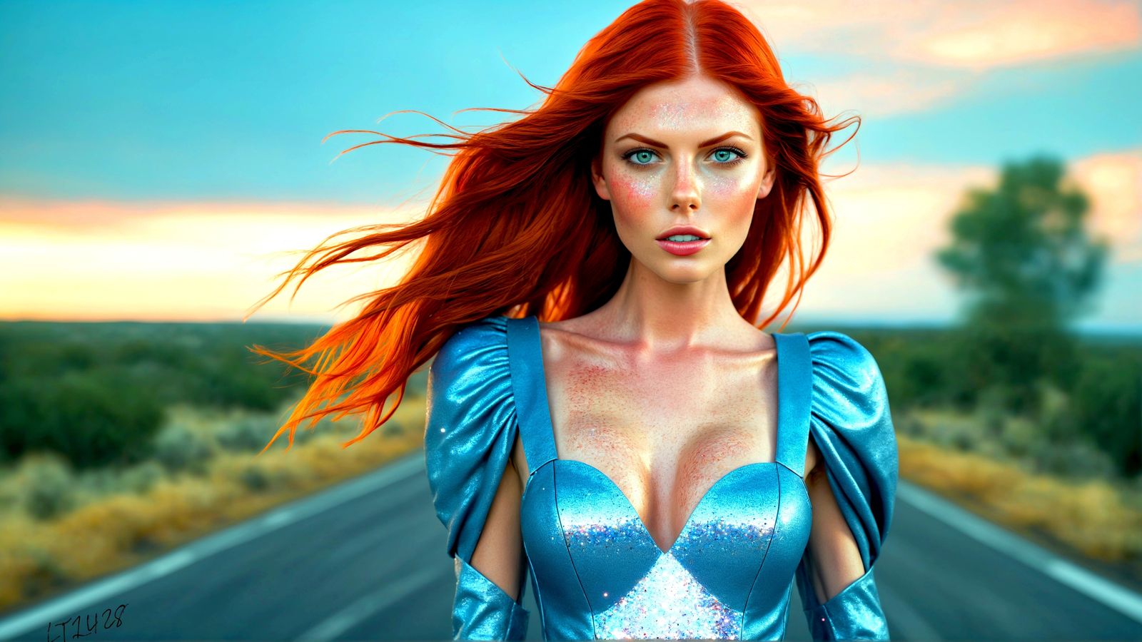 Kristie Kline - Glitter in the air series.